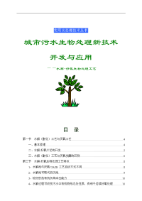 实用水处理技术丛书《城市污水生物处理新技术开发与应用》