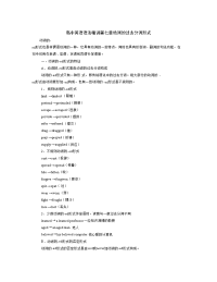 高中英语语法精讲第7章动词的过去分词形式