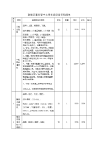 鼓楼区事务管中心停车场设备采购清单