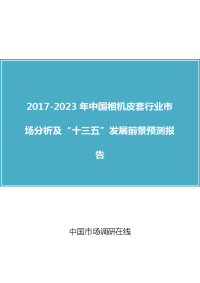 中国相机皮套行业分析“十三五”报告目录.docx