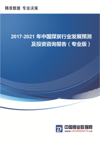 2017-2022年年中国煤炭行业发展预测及投资咨询报告(专业版).docx