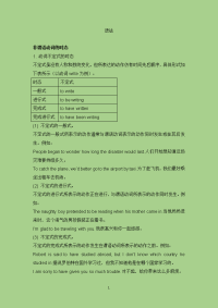 高考英语语法全解-非谓语动词的时态(附精选高考例题+习题和解析)
