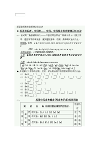 英语音标表发音规律记忆口诀8655493473