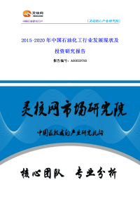 中国石油化工行业发展现状及投资研究报告—灵核网.docx