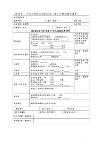 附表1兰州大学因公临时出国境经费预算申请表