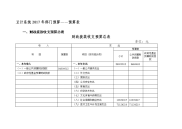 卫计系统2017年部门预算预算表