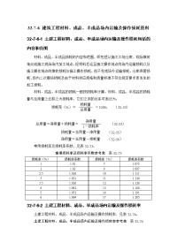 施工手册(第四版)第三十二章建筑工程造价32-7-6 建筑工程材料、成品、半成品场内运输及操作损耗资料