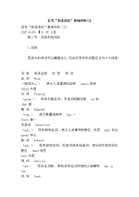 自考“英语语法”基础材料(2)