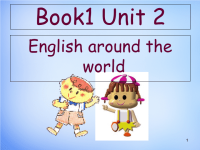 江西省南昌市湾里区第一中学高中英语_unit2 engliah aroudn the world重点单词句子讲解课件 新人教版必修1ppt课件