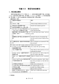 高考英语语法专题复习-倒装句和省略句