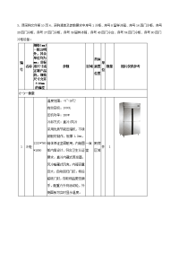 3、原采购文件第10页4、采购清单及参数要求中序号1冷柜、
