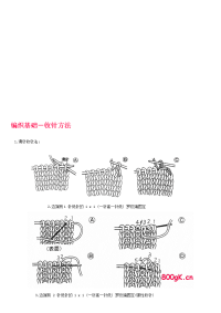 新手入门毛衣编织