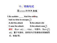 2011届高考英语语法考前复习课件-特殊句式