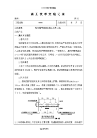 基坑开挖喷射砼技术交底记录大全