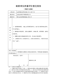 勘察、设计单位质量评估报告D2.doc