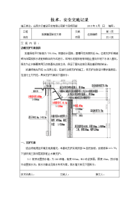 边坡喷锚技术交底记录