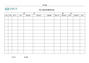 客户投诉处理登记表