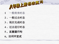 外研八年级上册英语语法复习