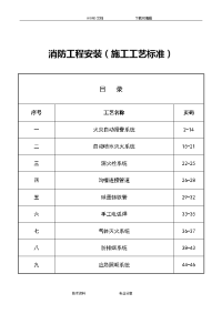 消防工程安装工艺设计