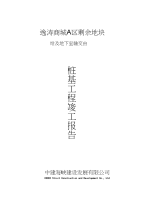 逸涛商城a区剩余地块(c-a~c-g轴)桩基工程竣工报告1