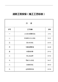 消防工程安装工艺设计