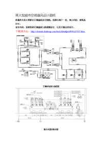 某超市空调通风设计图纸