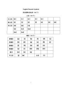 英语音标教案