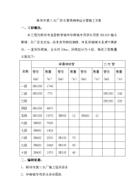 球墨铸铁管给排水施工方案