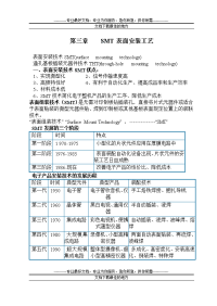 第三章SMT表面安装工艺