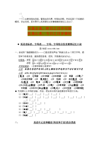 aesjbws英语学习英语音标表、字母表、字母、字母组合发音规律记忆口诀必备