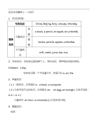 英语语法+三年级英语语法大全