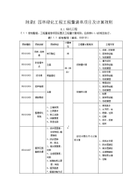 gb50500-2008建设工程工程量清单计价规范附录e园林绿化工程工程量清单项目及计算规则