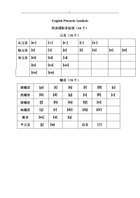 少儿英语音标教学教案(小学适用~)