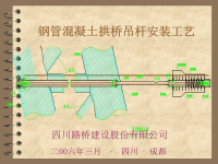 钢管混凝土拱桥吊杆安装工艺