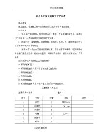 铝合金门窗安装施工工艺设计标准