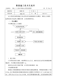 路基施工技术交底