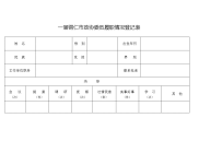 一届铜仁市政协委员履职情况登记表.doc