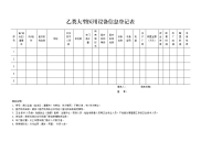 乙类大型医用设备信息登记表.doc