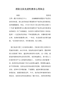 消防支队先进性教育心得体会.doc