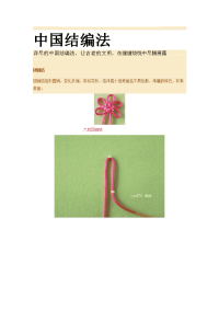 论文中国结编法图解
