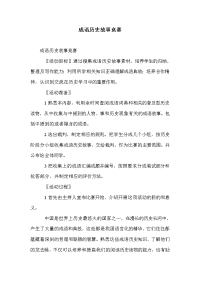 成语历史故事竞赛.doc
