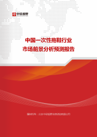 中国一次性拖鞋行业市场前景分析预测报告(目录)