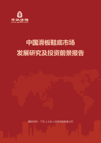 中国滑板鞋底市场发展研究及投资前景报告(目录)