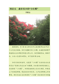 郑启五：虚多实少的“小红帽”