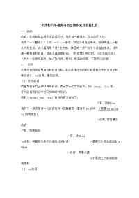 小学英语语法知识全面汇总