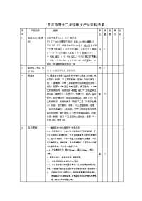 昌吉市第十二小学电子产品采购清单