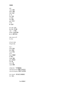 广州小学2017最新三年级（下册）重点单词句子