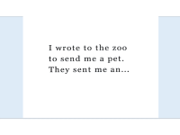 【5A文】英语绘本故事：Write to the Zoo.ppt