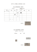 2017年上学期东山学校物资入库单