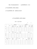 某公司全套运营表单----仓库管理表单